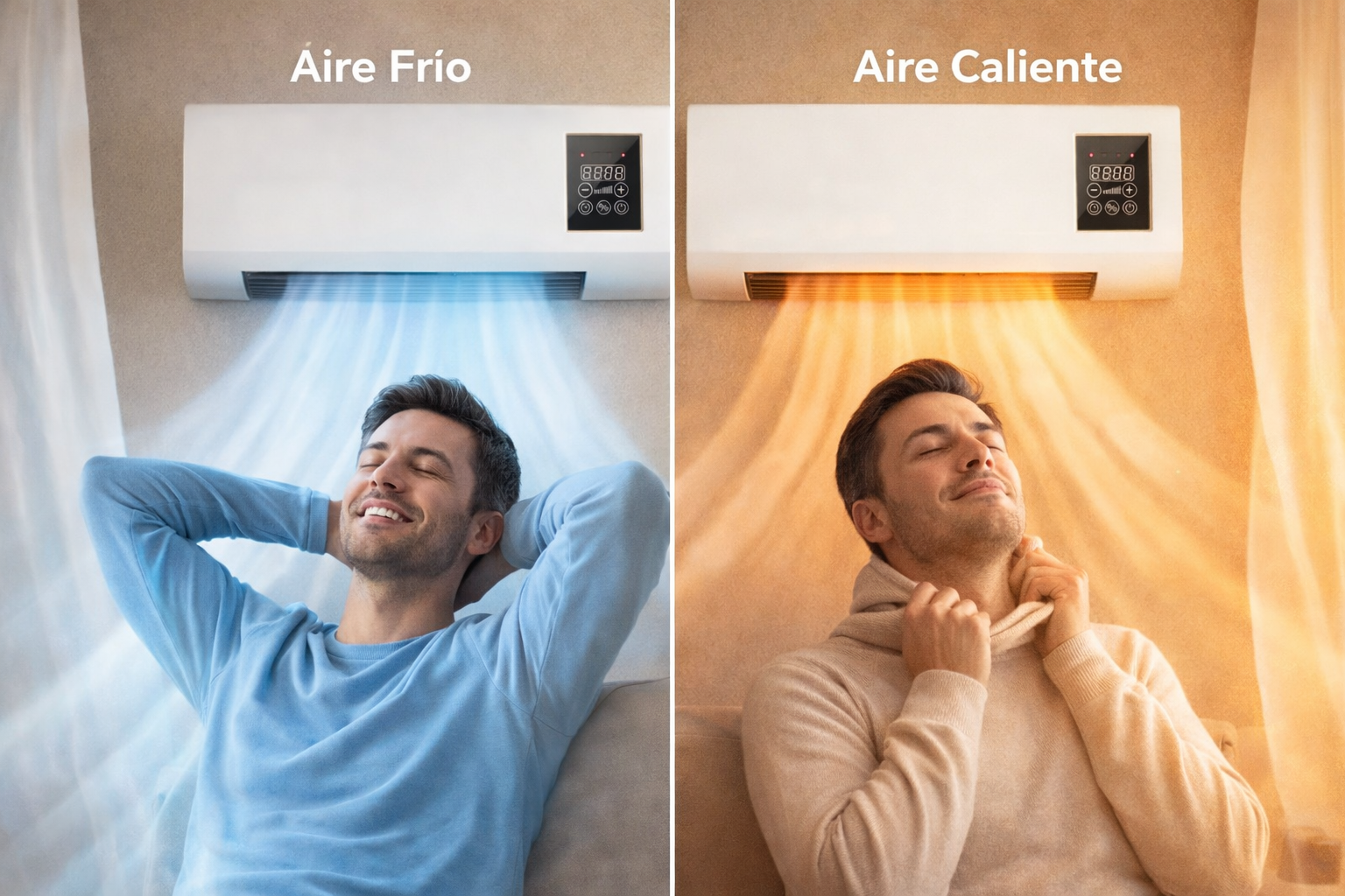 Calefactor Aire Acondicionado 2 en 1 Cooltech Pro™