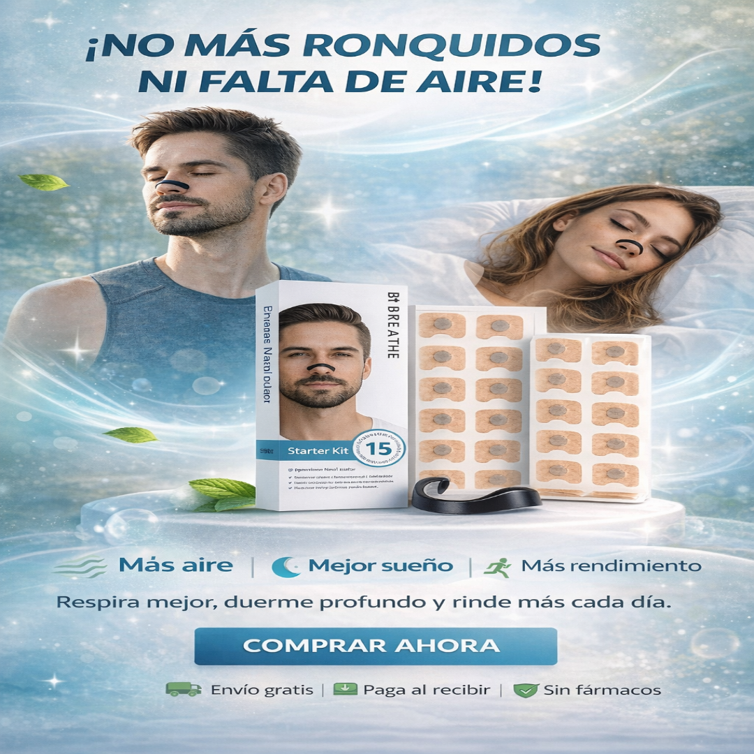 RespiraPlus-Bandas Nasales Magnéticas Oferta 2x1🚨